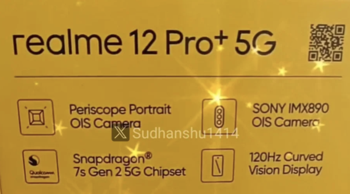 Realme 12 Pro+ price and specification leaked