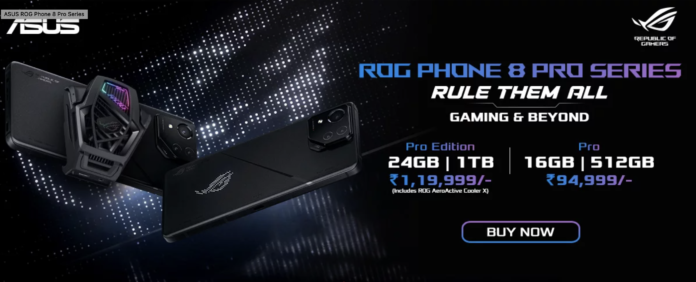 Vijay Sales is selling Asus ROG Phone 8 Pro is on sale with minimumn 5% off