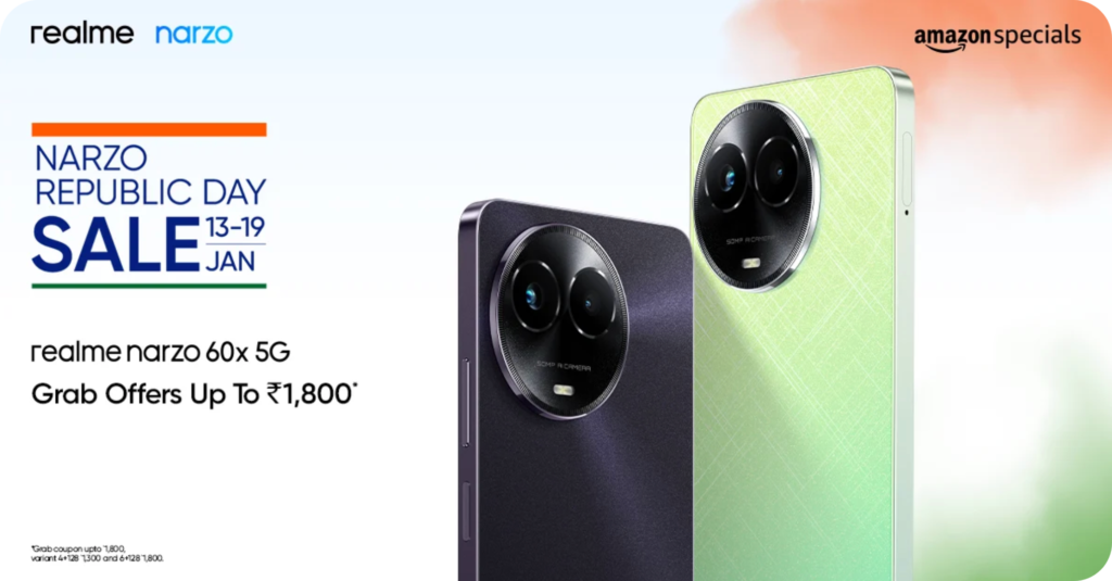 Realme narzo 60x on sale